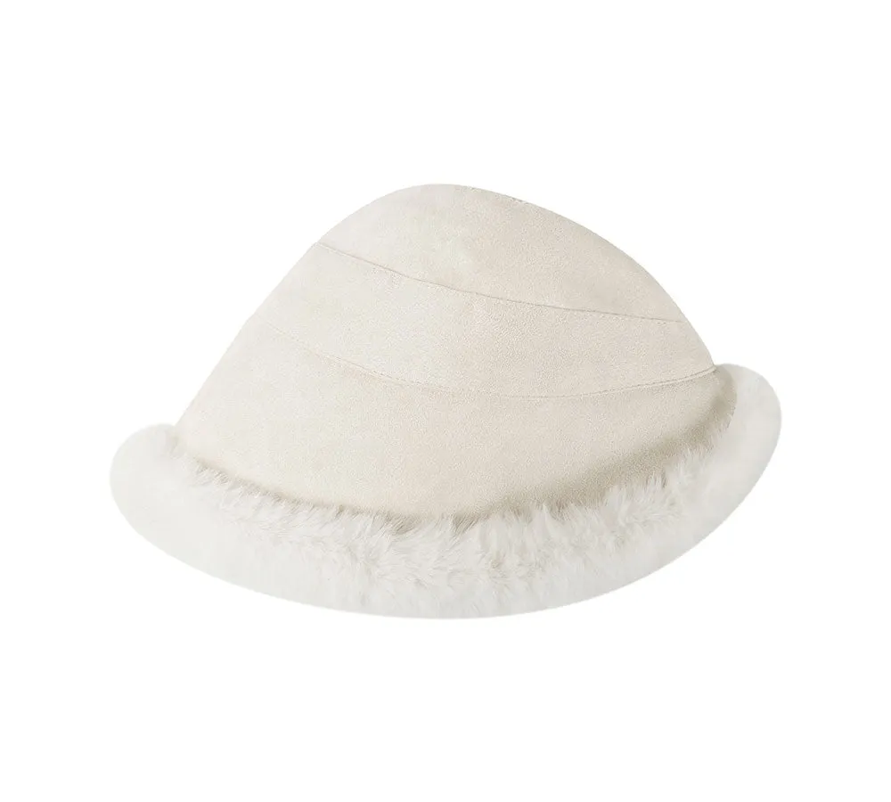 Suede Fluffy Warm Bucket Hat