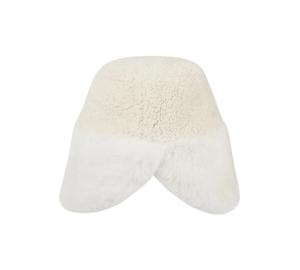 Suede Fluffy Warm Bucket Hat