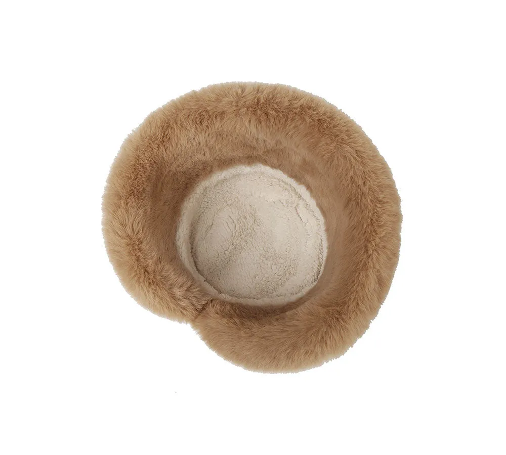 Suede Fluffy Warm Bucket Hat