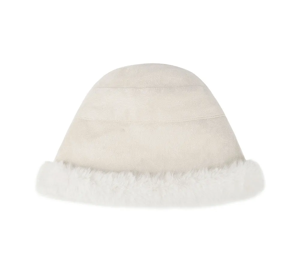 Suede Fluffy Warm Bucket Hat