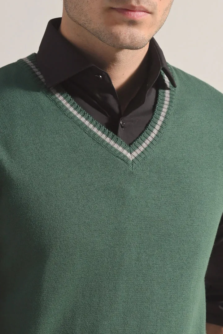 Sweater Vest - Green