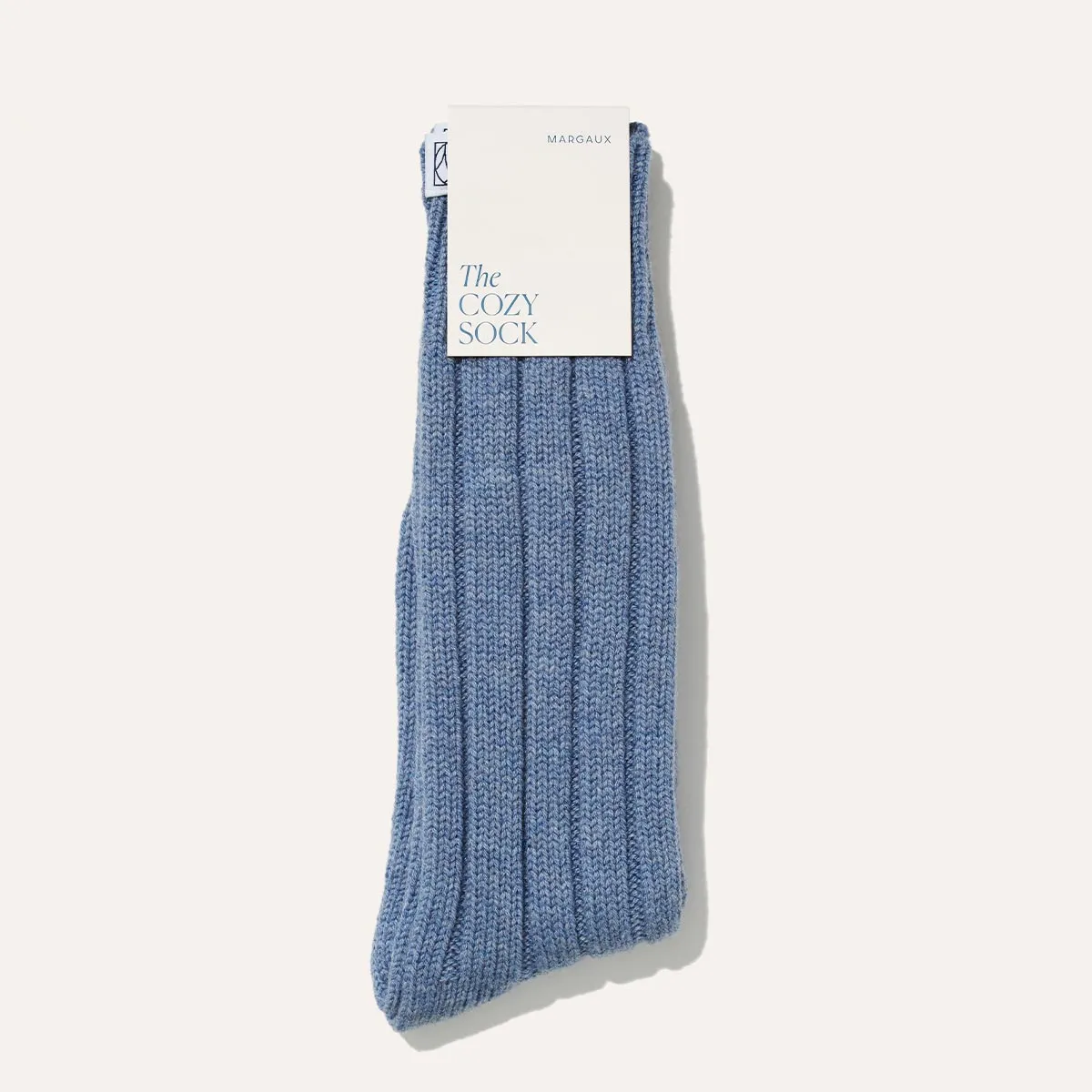 The Cozy Sock - Light Blue Wool / Cashmere Blend