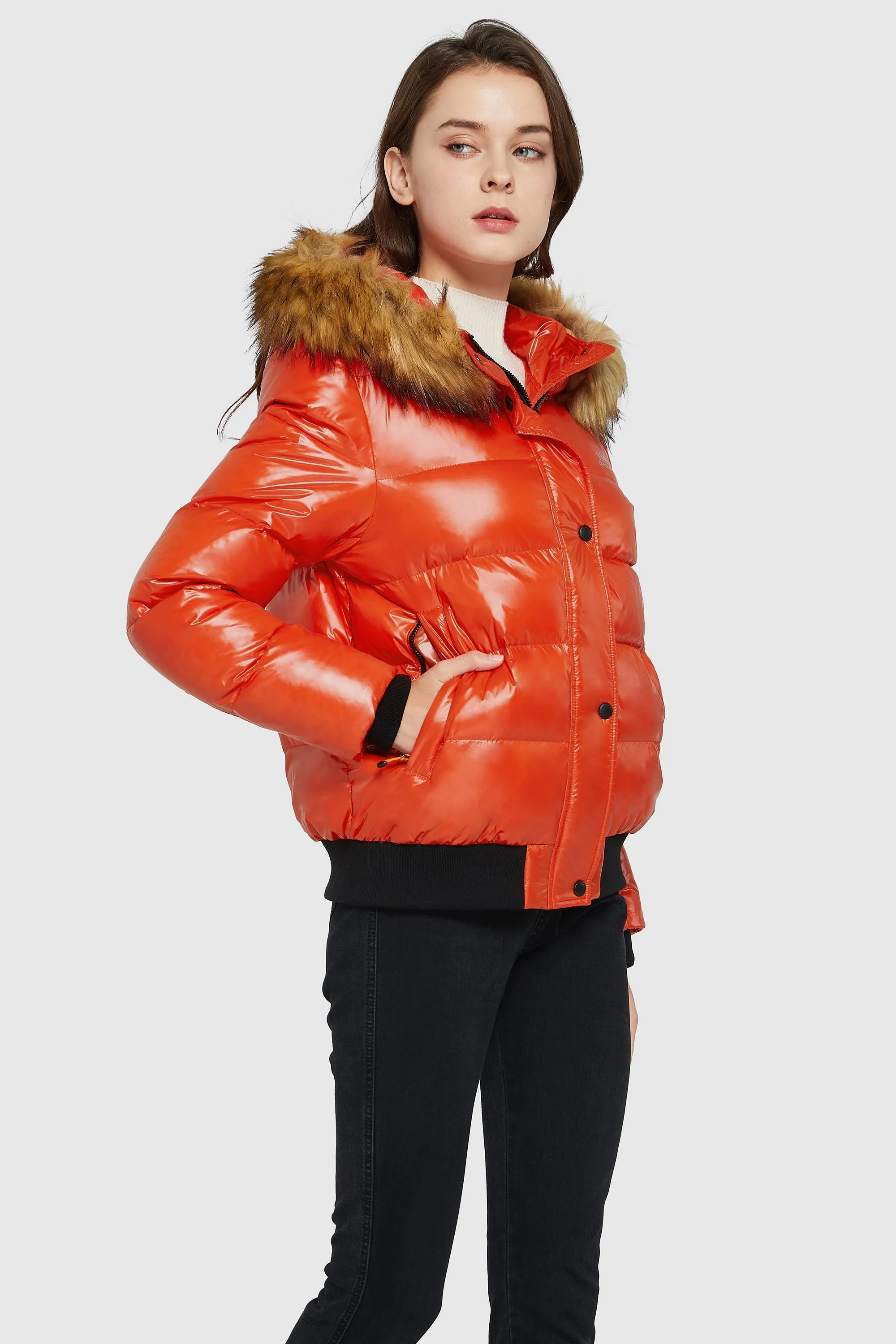 Thickened Winter Shiny Puffer Jacket