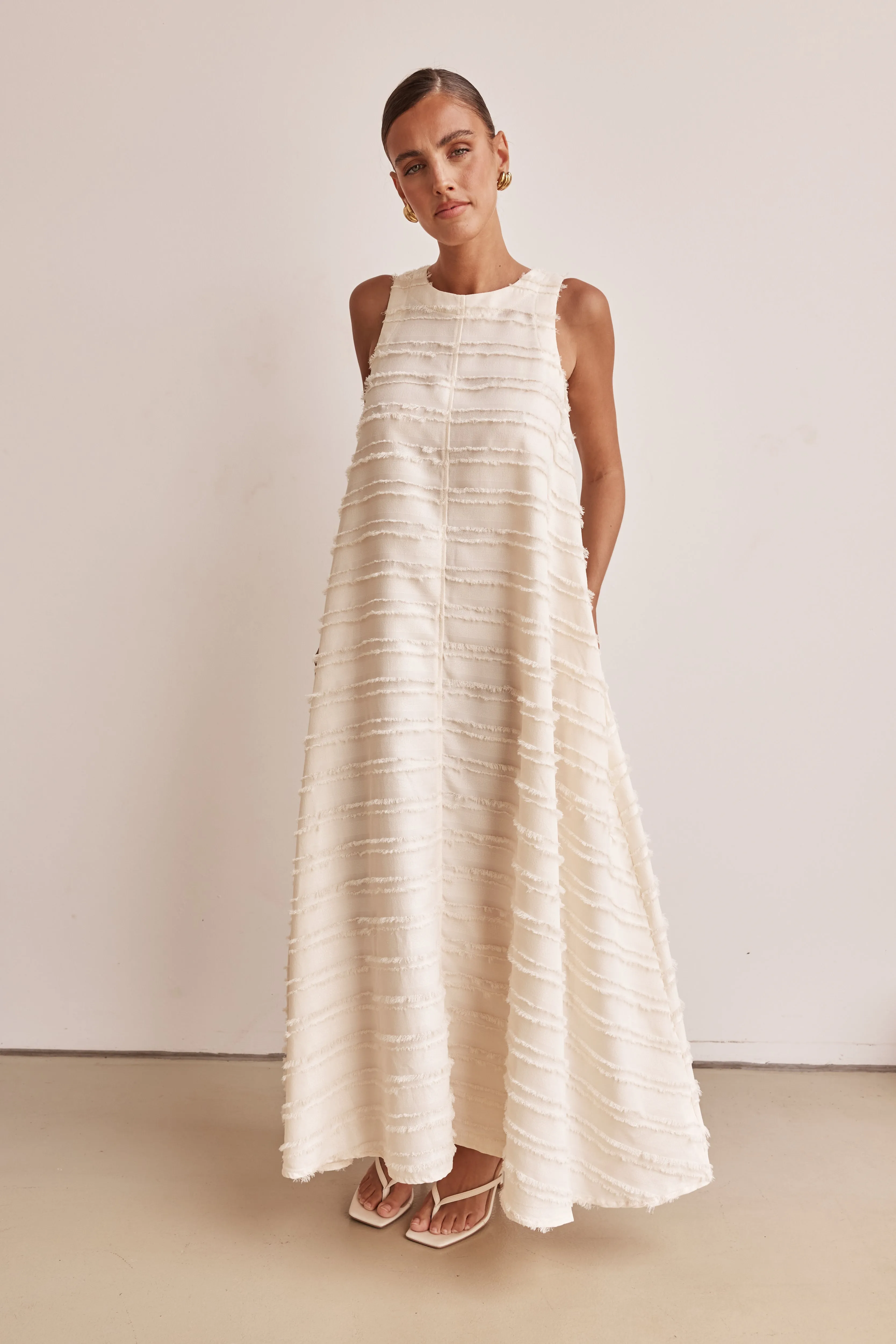 Vesper Maxi Dress (Cream)