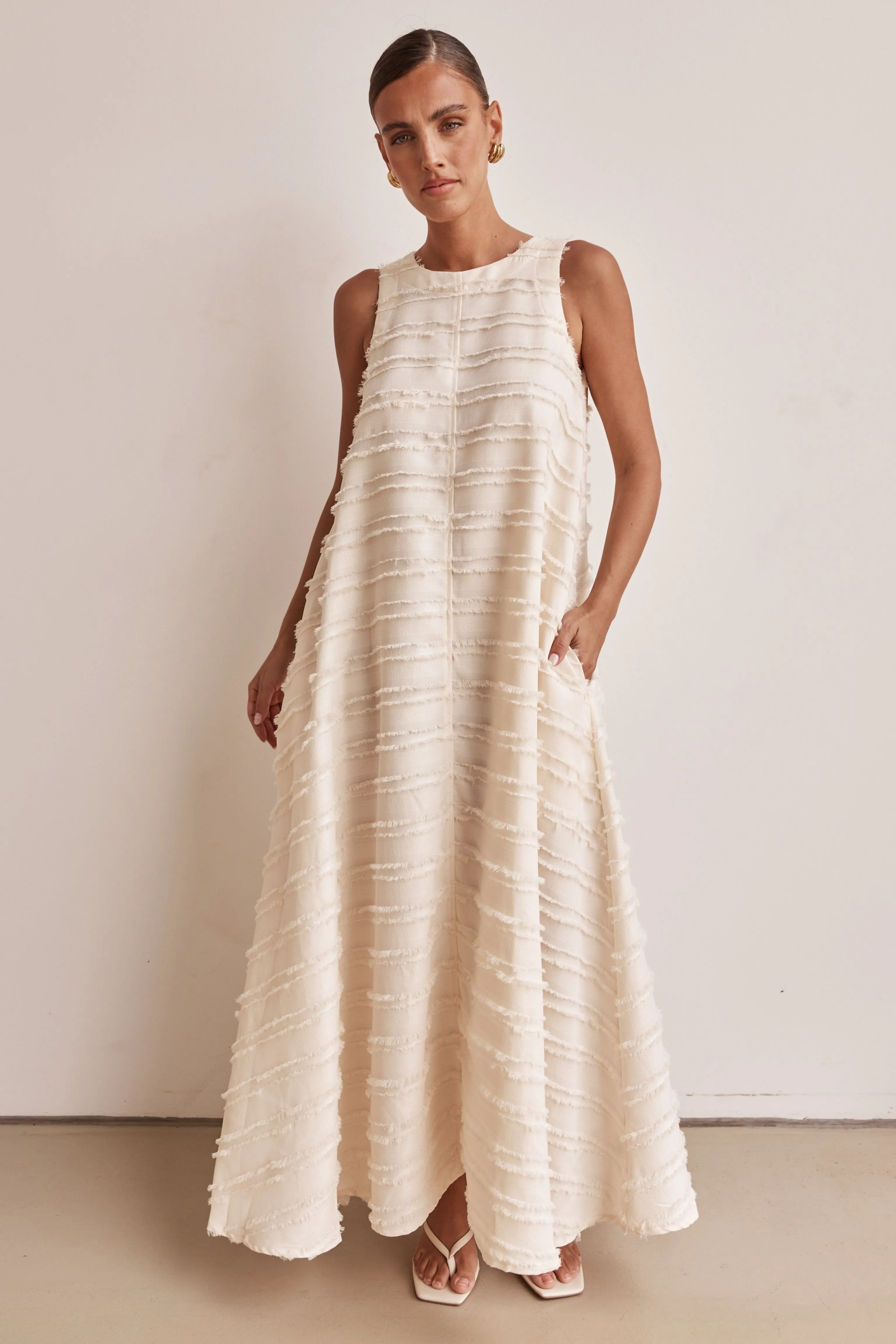 Vesper Maxi Dress (Cream)