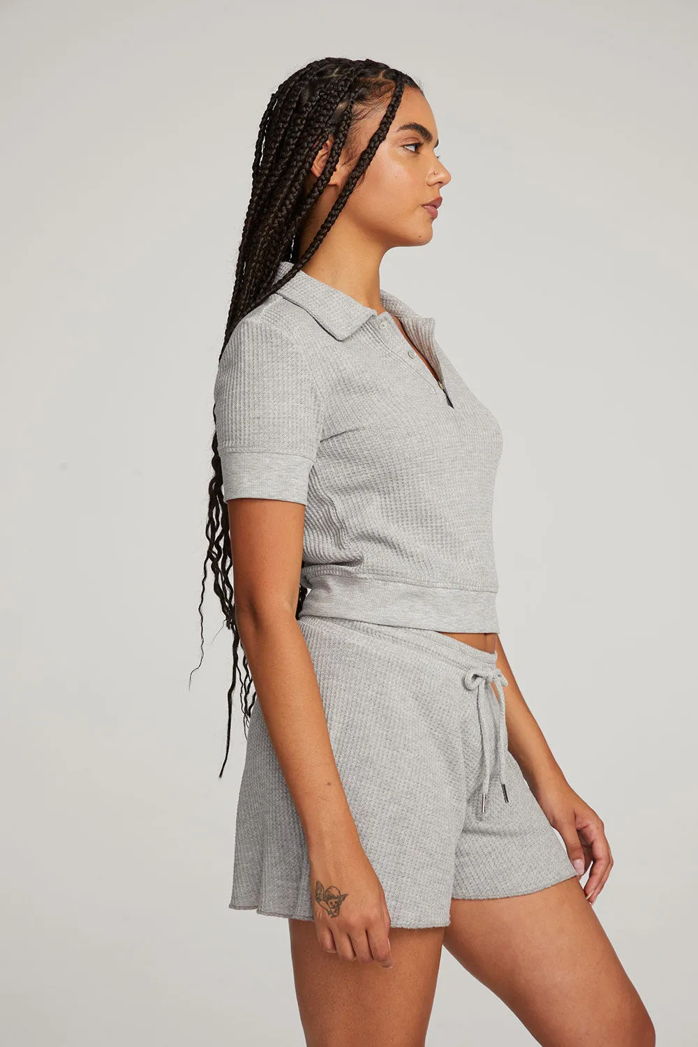 Victoria Grey Marl Pullover