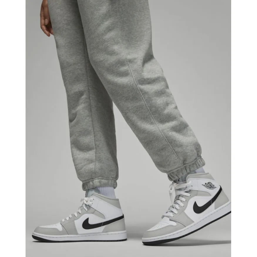 Women's Jordan Brooklyn Fleece Pants - DK GREY HEATHER/WHITE