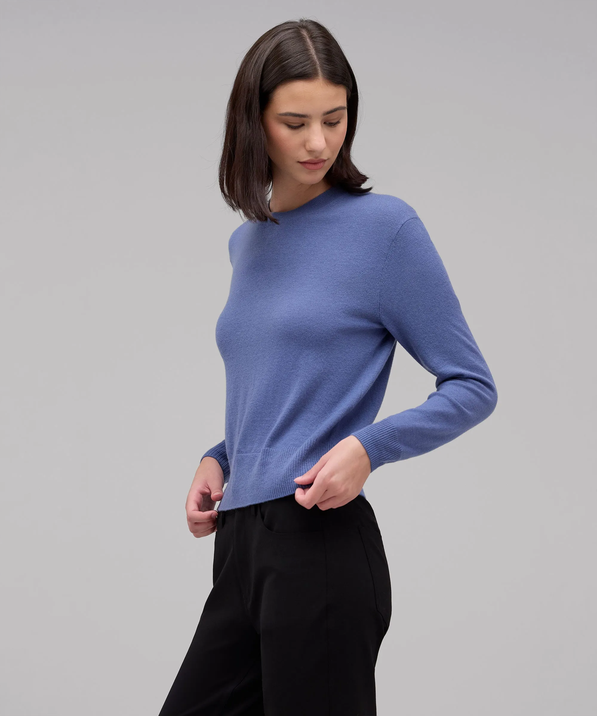 Women's Merino Cashmere Crew Sweater