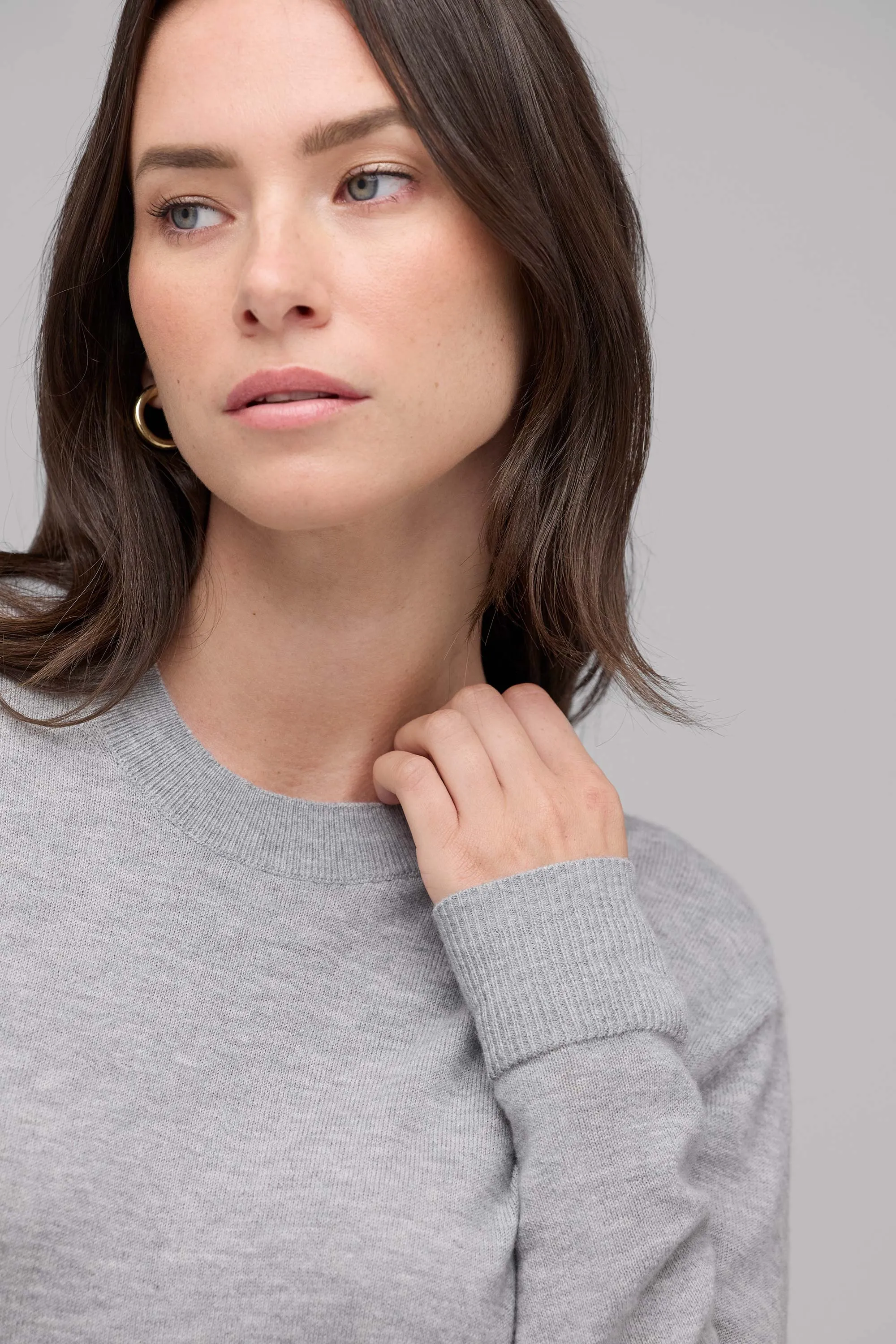 Women's Merino Cashmere Crew Sweater