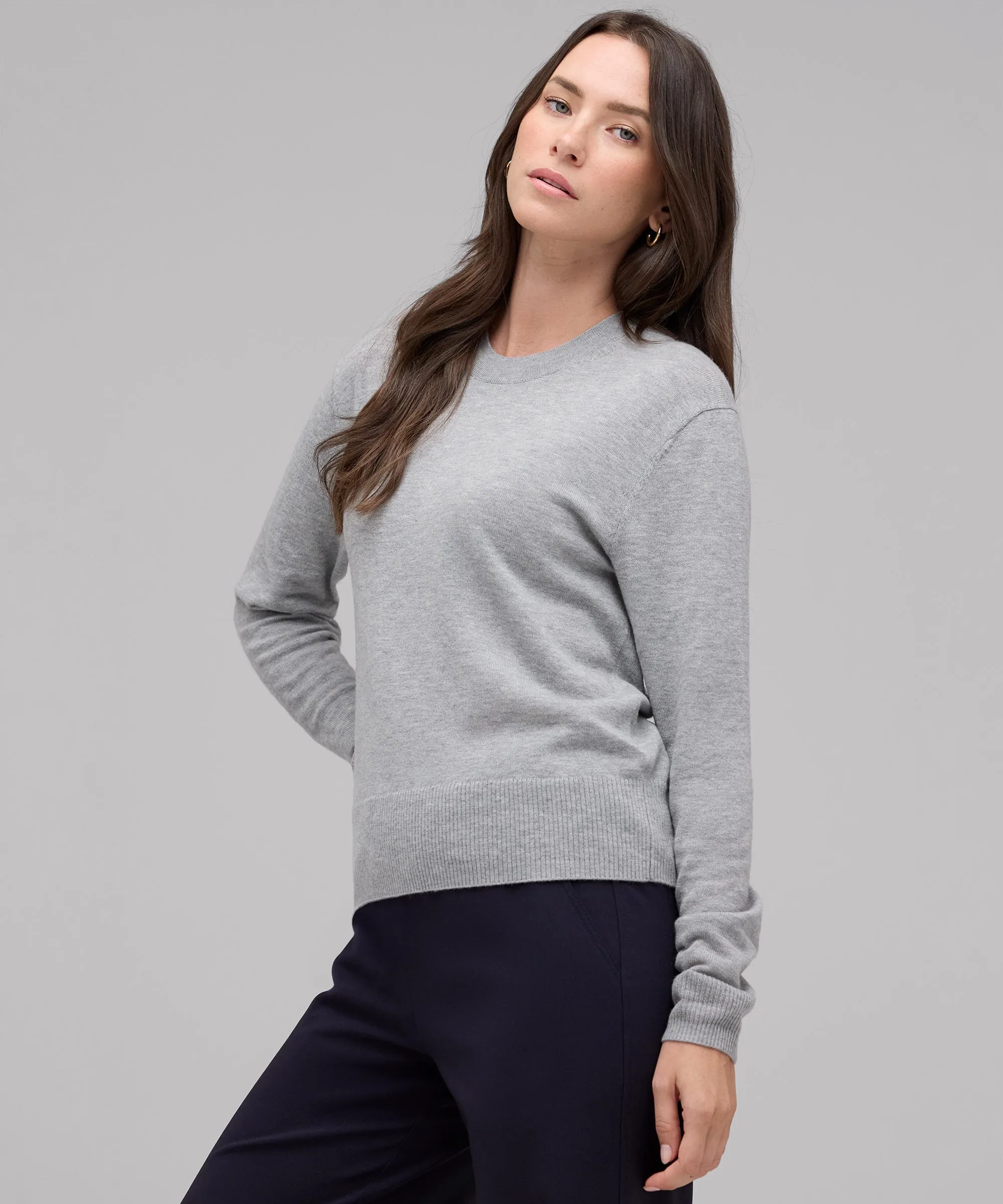 Women's Merino Cashmere Crew Sweater