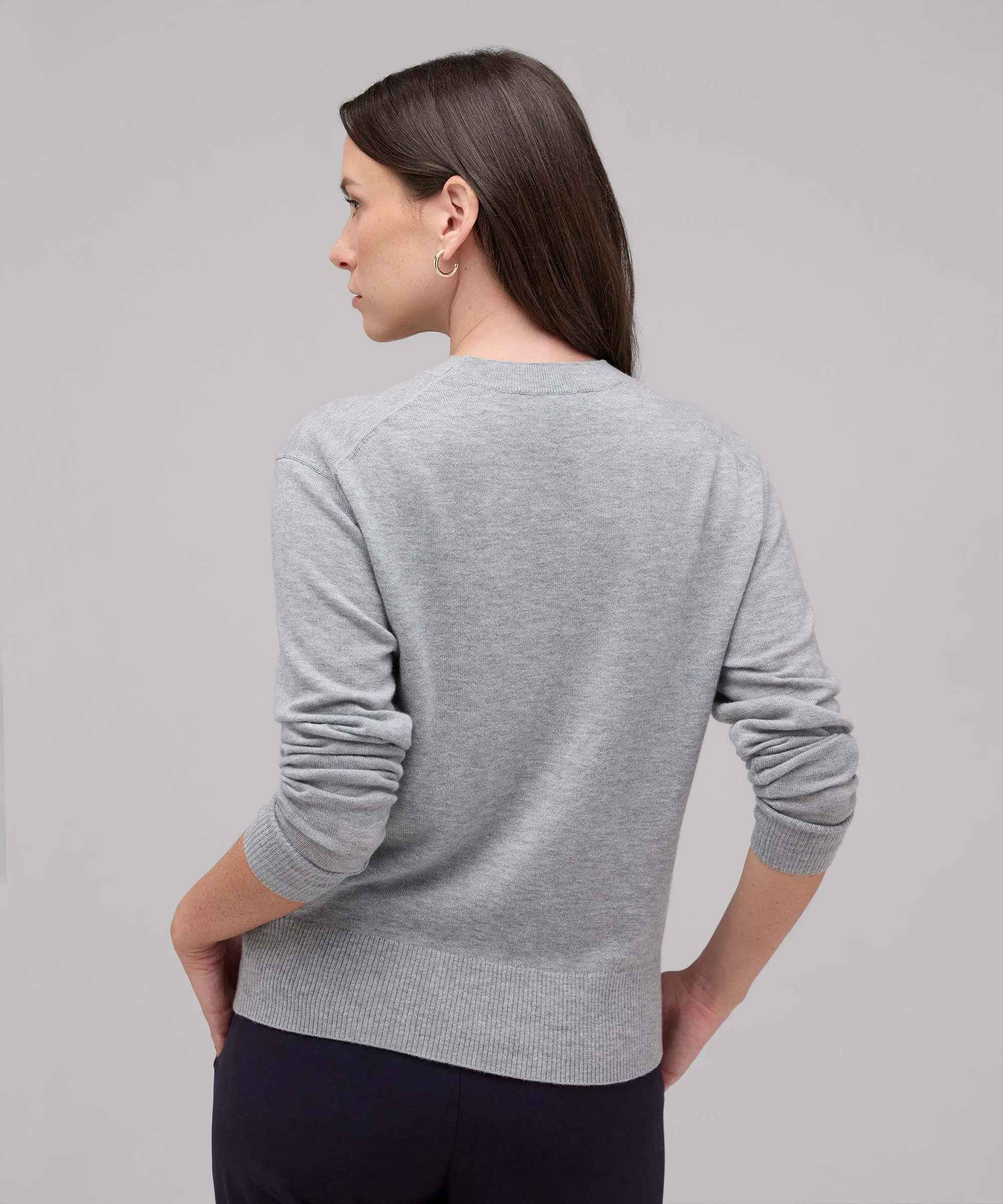 Women's Merino Cashmere Crew Sweater