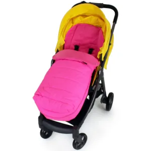 XXL Large Luxury Foot-muff And Liner For Mamas And Papas Armadillo - Raspberry (Pink)